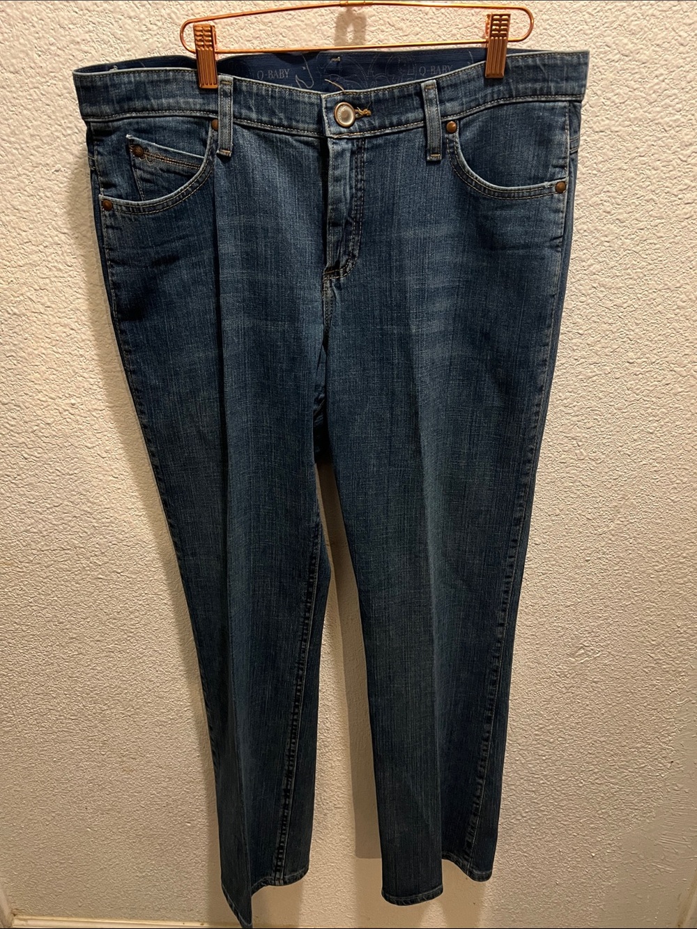 Wrangler Women's Dark Blue Straight Leg Jeans